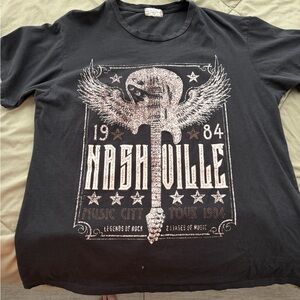 Altar'd State Black Nashville Graphic Tee